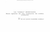 LA TABLA MURCIANA Bases agrarias de una institución de ...