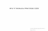 IFU Y Rótulo PM 416-129