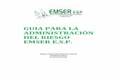 GUIA PARA LA ADMINISTRACIÓN DEL RIESGO EMSER E.S.P.