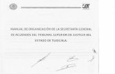 MANUAL DE ORGANIZACION DE LA SECRETARIA GENERAL DE ...