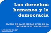 Los derechos humanos y la democracia
