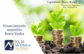 Financiamiento sostenible: Bonos Verdes