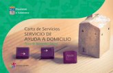 Carta de Servicios SERVICIO DE AYUDA A DOMICILIO