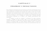 CAPÍTULO 7 PRUEBAS Y RESULTADOS - Universidad de las ...
