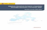 Objetivos educativos europeos y españoles ET2020 Informe ...