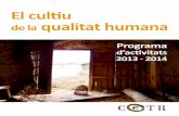 El cultiu de la qualitat humana - CETR