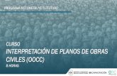 CURSO INTERPRETACIÓN DE PLANOS DE OBRAS CIVILES (OOCC)