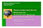 CSR Responsabilidad Social Empresarial - .Responsabilidad Social Empresarial: Alineando Valor Social